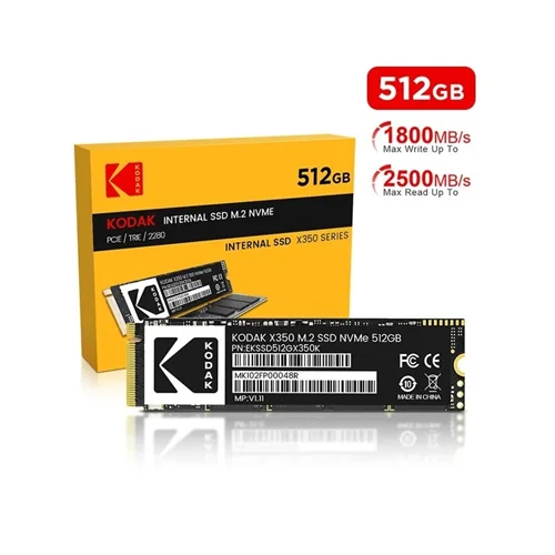 حافظه SSD اینترنال512 گیگ مدلKodak 2280 M.2 PCIe 3x4