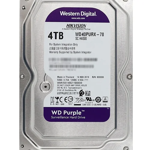هارد دیسک وسترن دیجیتال مدل WD Purple  4TB